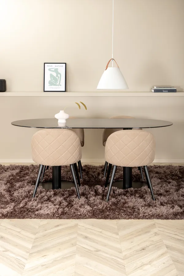 Pillan Oval Esstischgarnitur