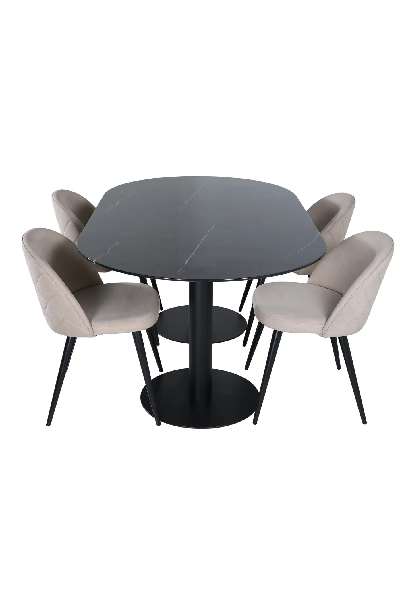 Pillan Oval Esstischgarnitur – Ansicht 3