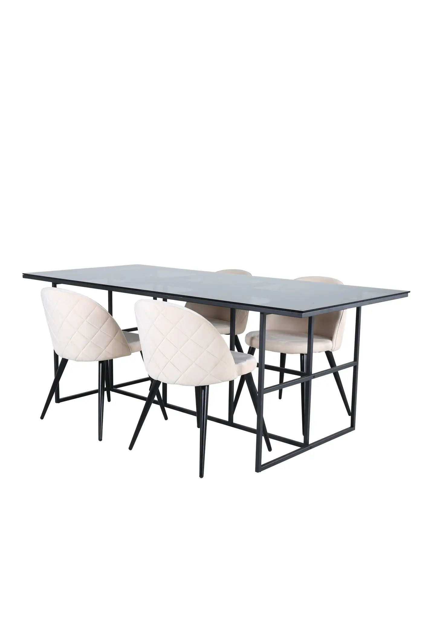 Leif Rechteckiges Esstischset – Ansicht 2