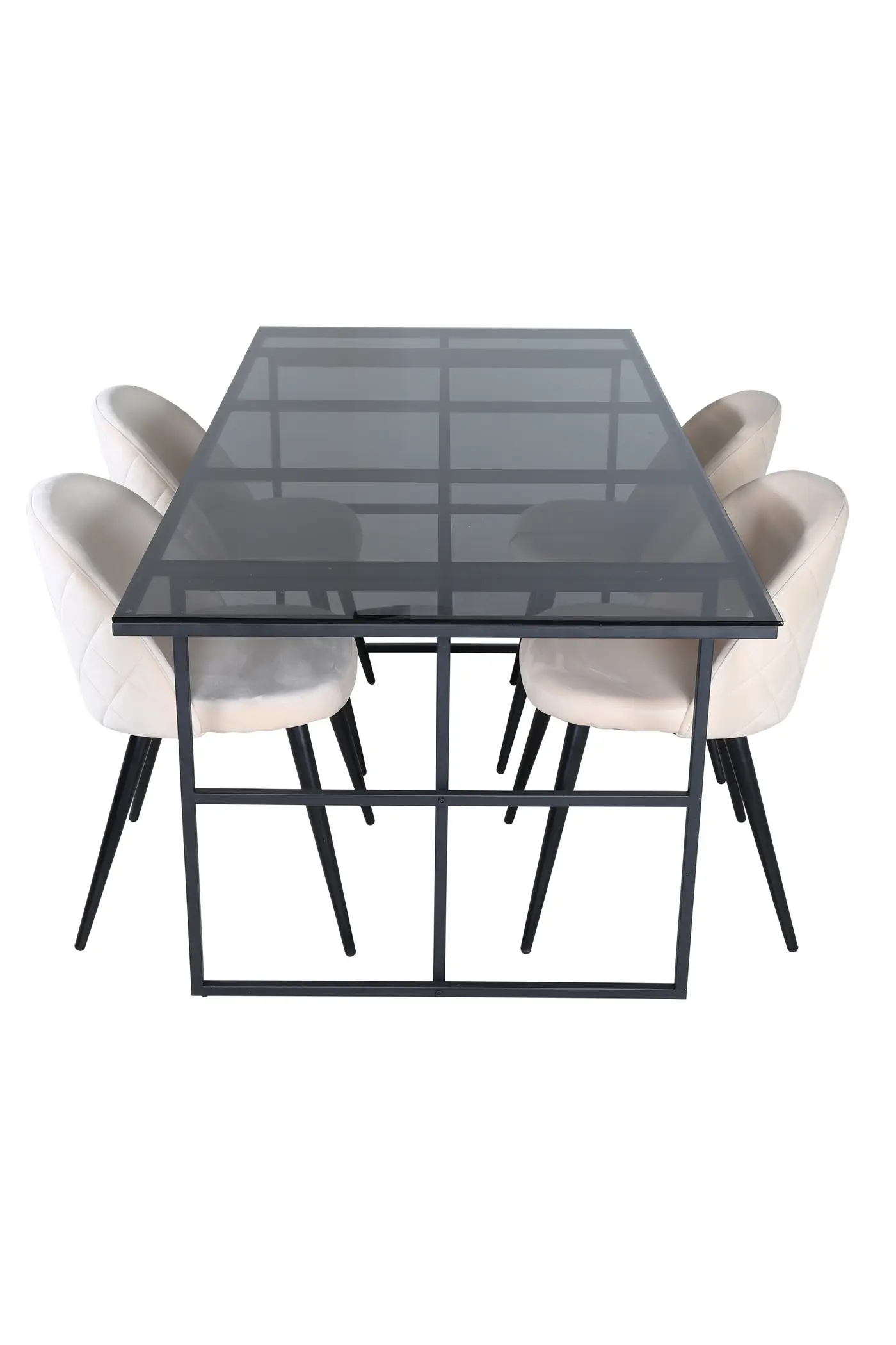Leif Rechteckiges Esstischset – Ansicht 3