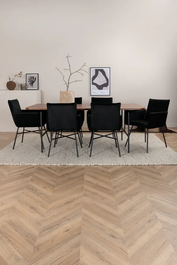 Uno Rechteckiges Esstischset