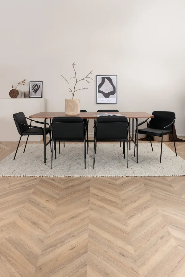 Uno Rechteckiges Esstischset