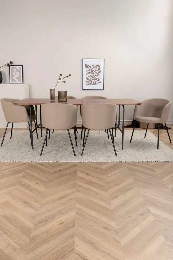 Uno Rechteckiges Esstischset