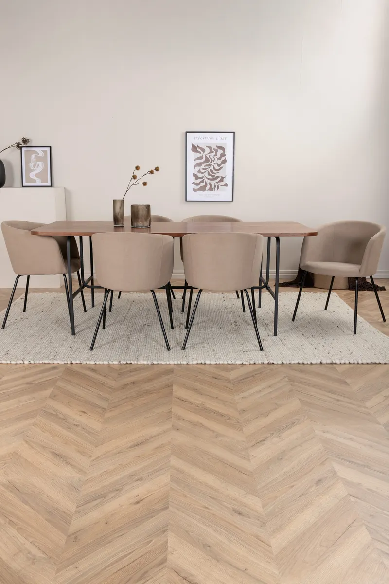 Uno Rechteckiges Esstischset