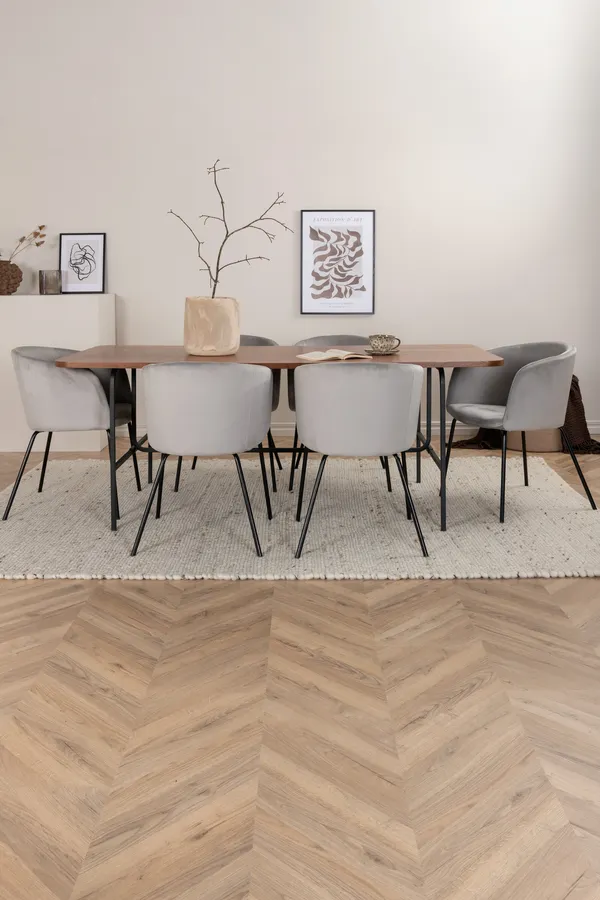 Uno Rechteckiges Esstischset