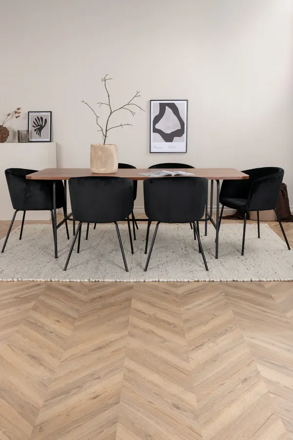 Uno Rechteckiges Esstischset