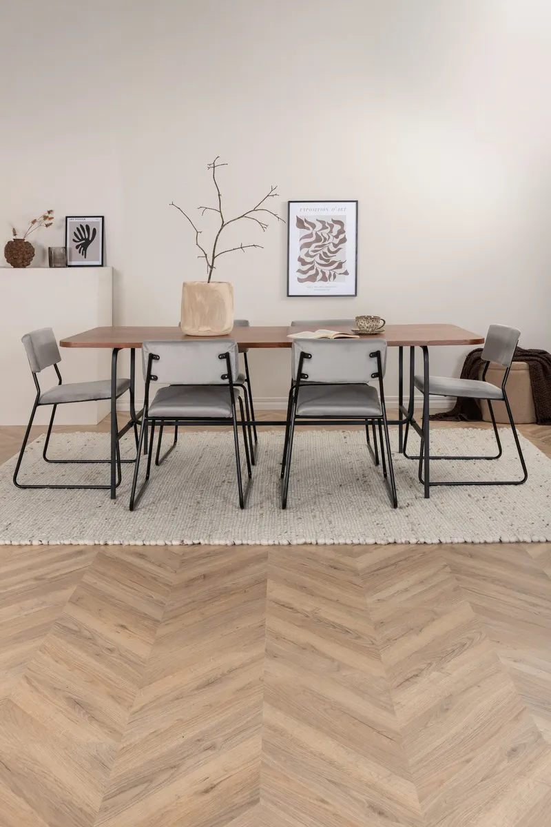 Uno Rechteckiges Esstischset