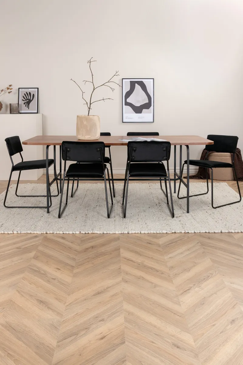 Uno Rechteckiges Esstischset