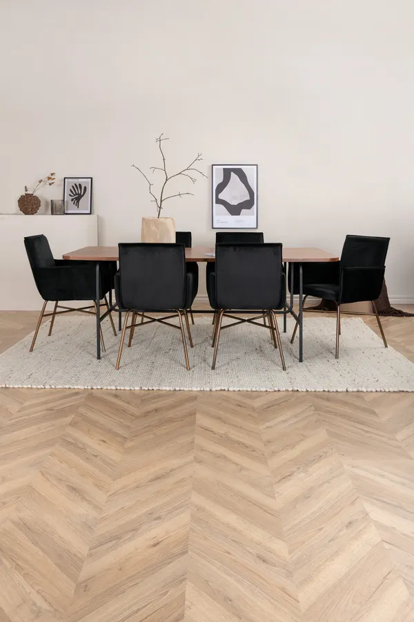 Uno Rechteckiges Esstischset