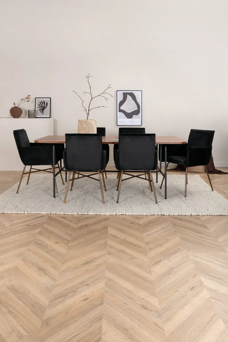 Uno Rechteckiges Esstischset