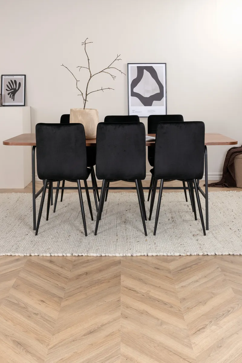 Uno Rechteckiges Esstischset