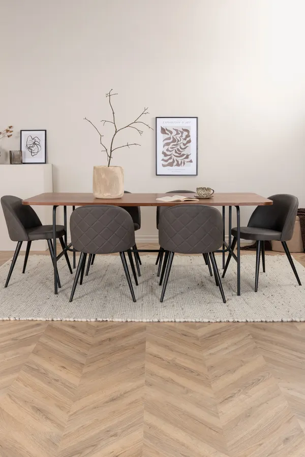 Uno Rechteckiges Esstischset