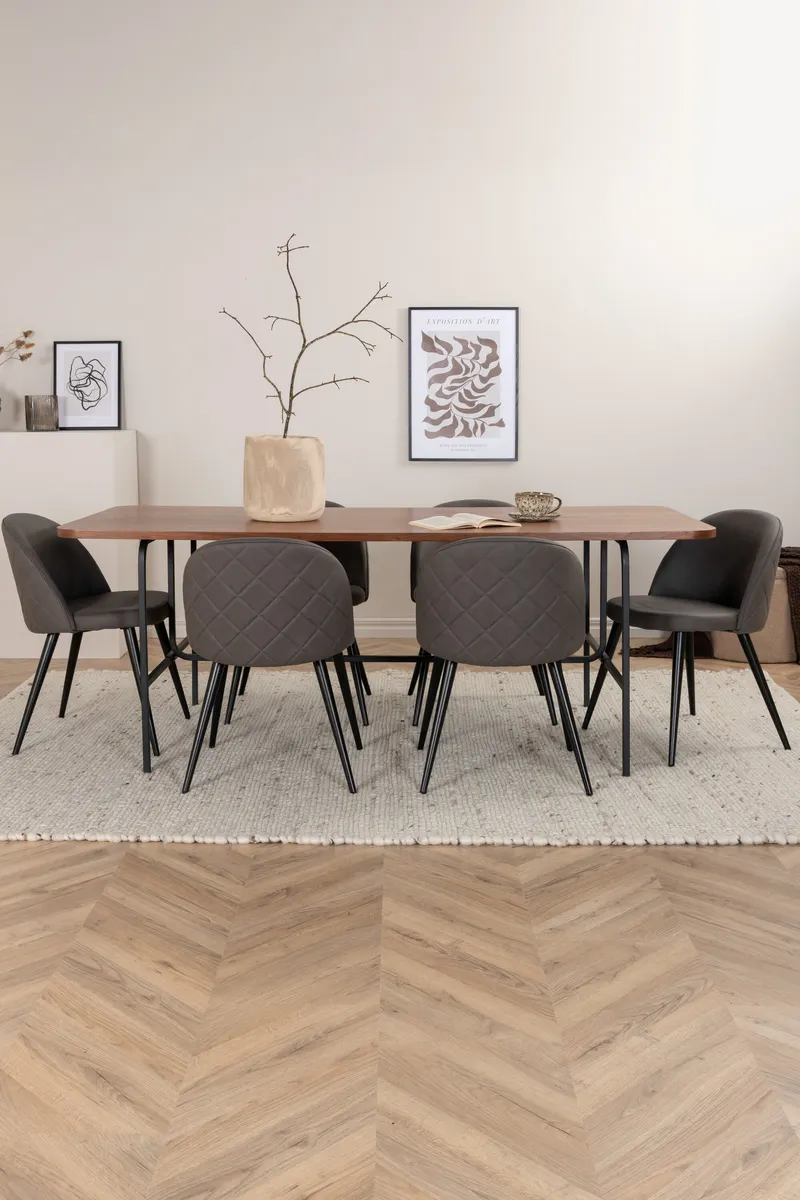 Uno Rechteckiges Esstischset