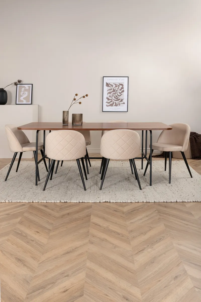 Uno Rechteckiges Esstischset