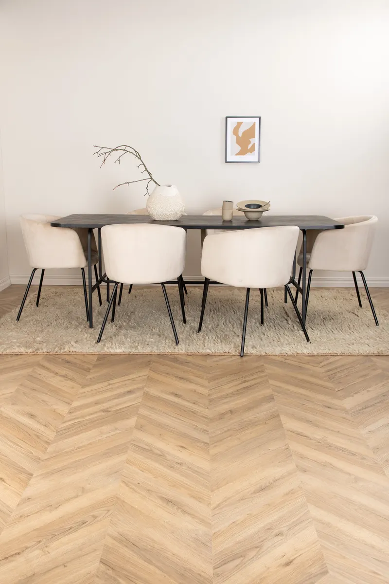 Uno Rechteckiges Esstischset