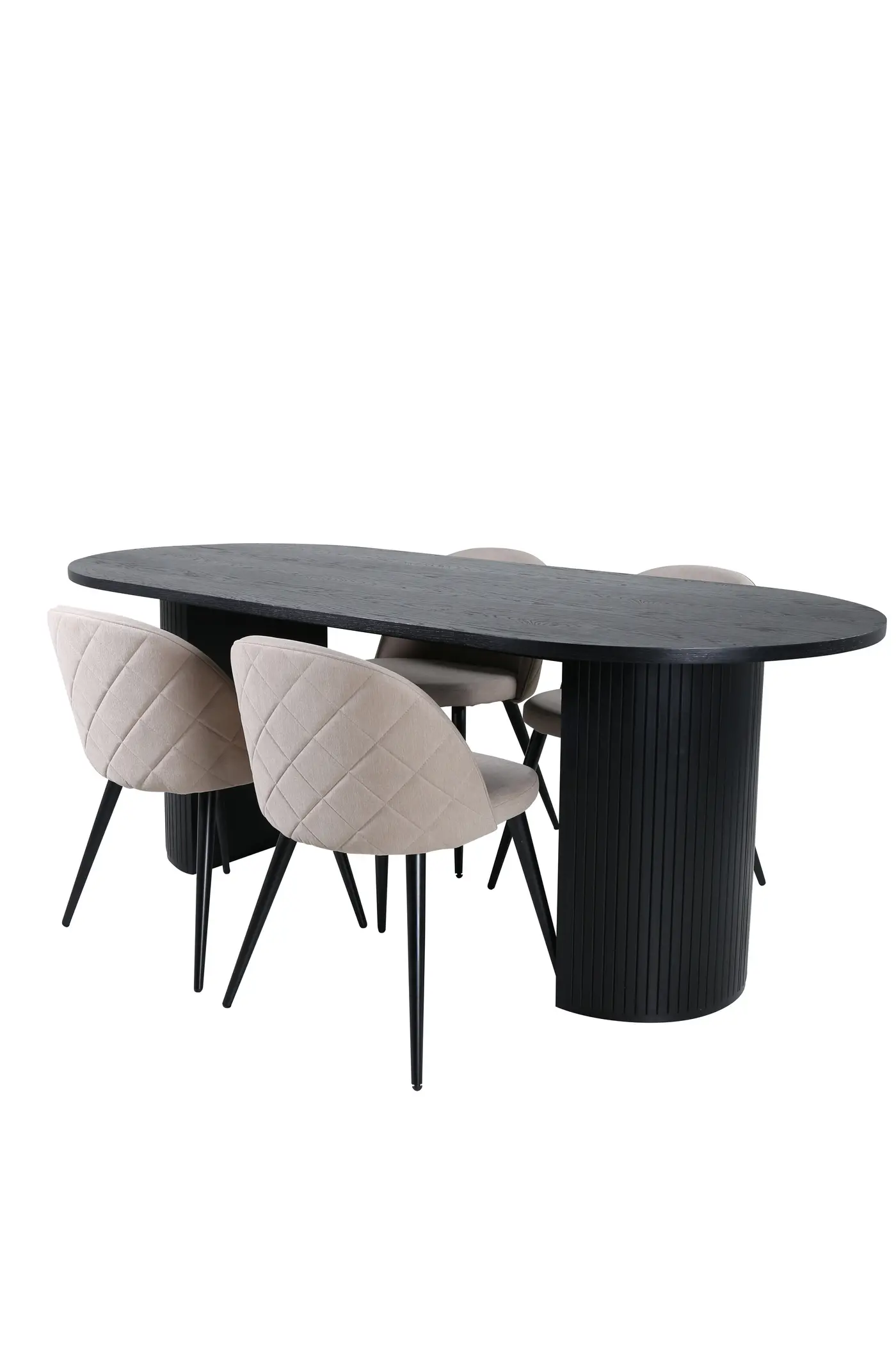 Bianca Oval Esstischgarnitur – Ansicht 2