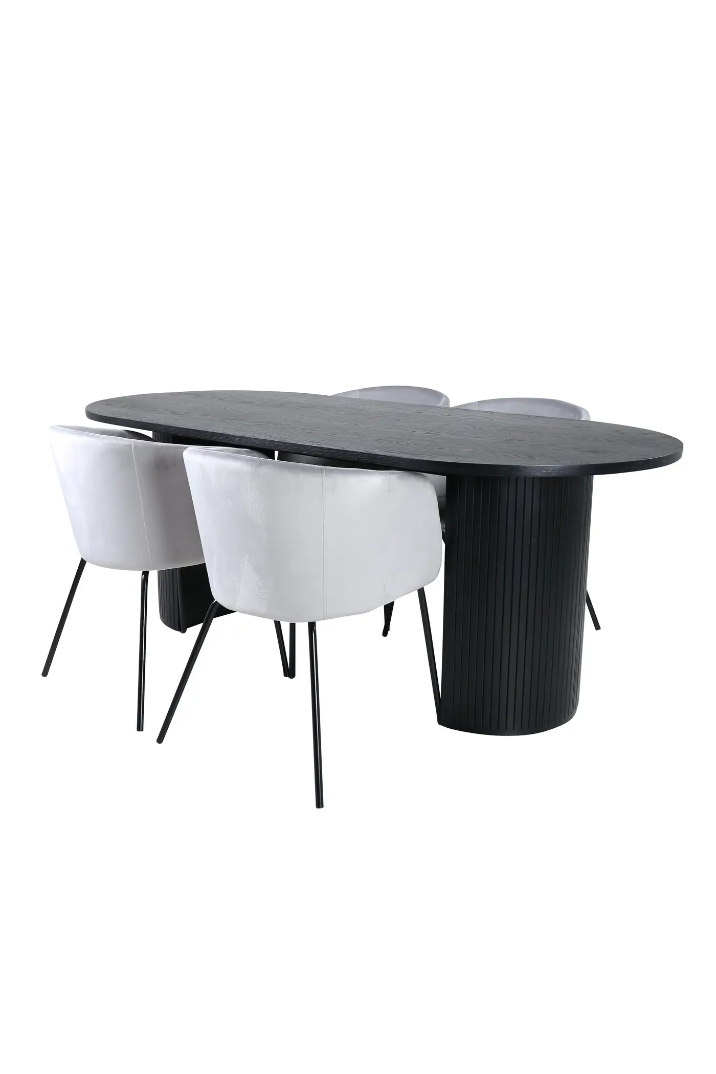 Bianca Oval Esstischgarnitur – Ansicht 2