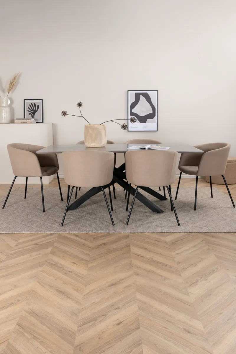 Piazza Rechteckiges Esstischset