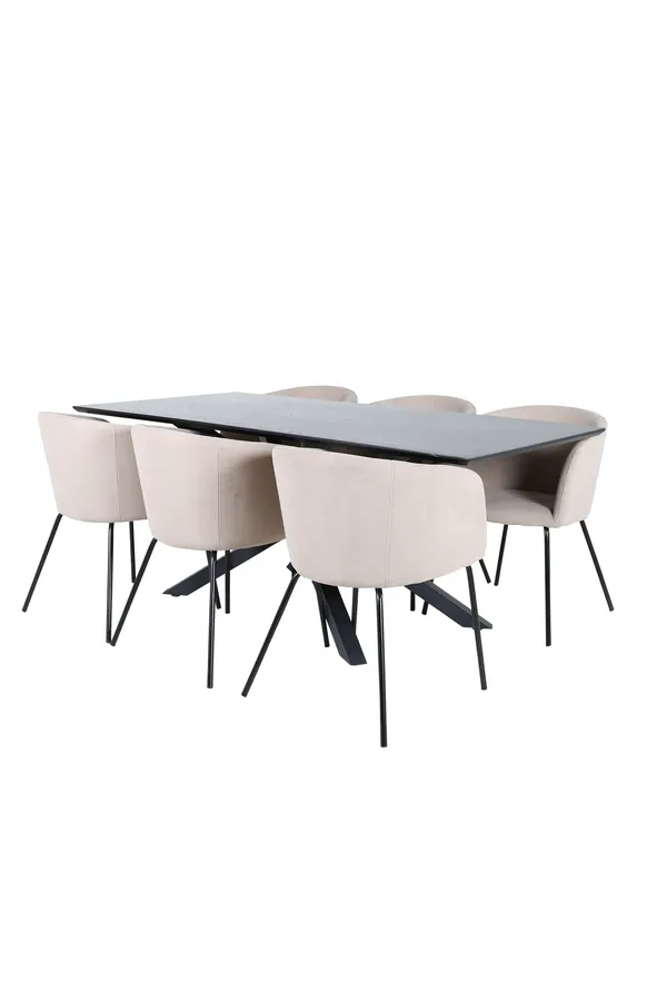 Piazza Rechteckiges Esstischset