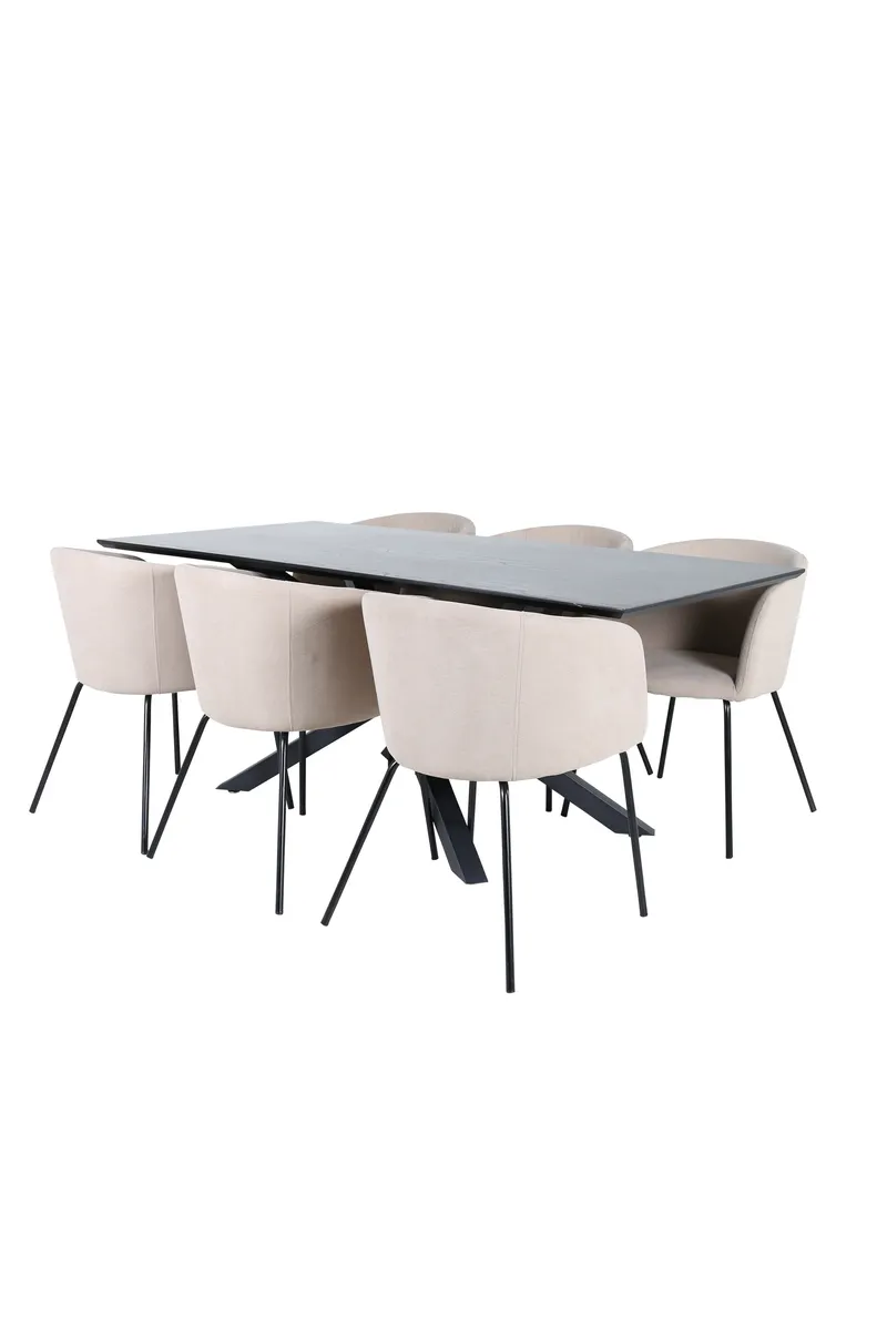 Piazza Rechteckiges Esstischset