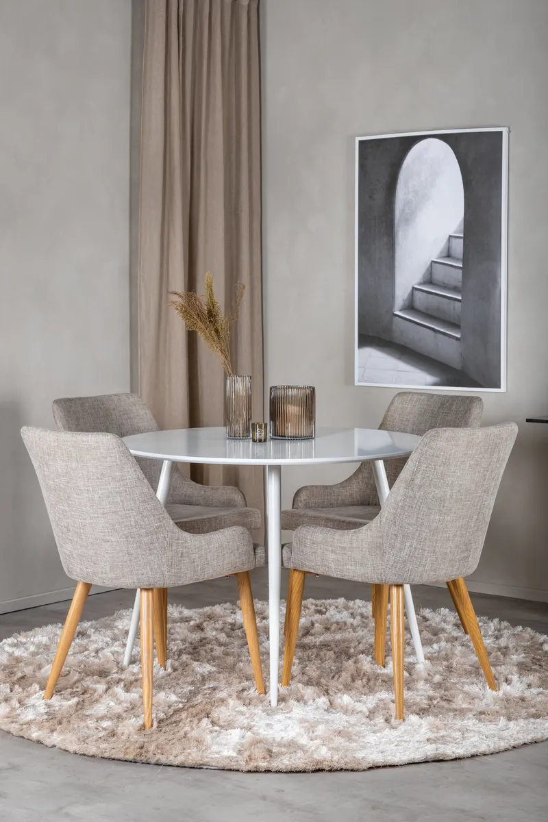 Esszimmergarnitur Plaza mit Stühlen Plaza