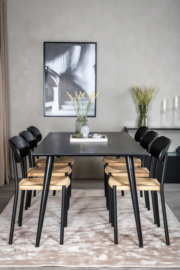 Esszimmergarnitur Dipp mit Stühlen Polly