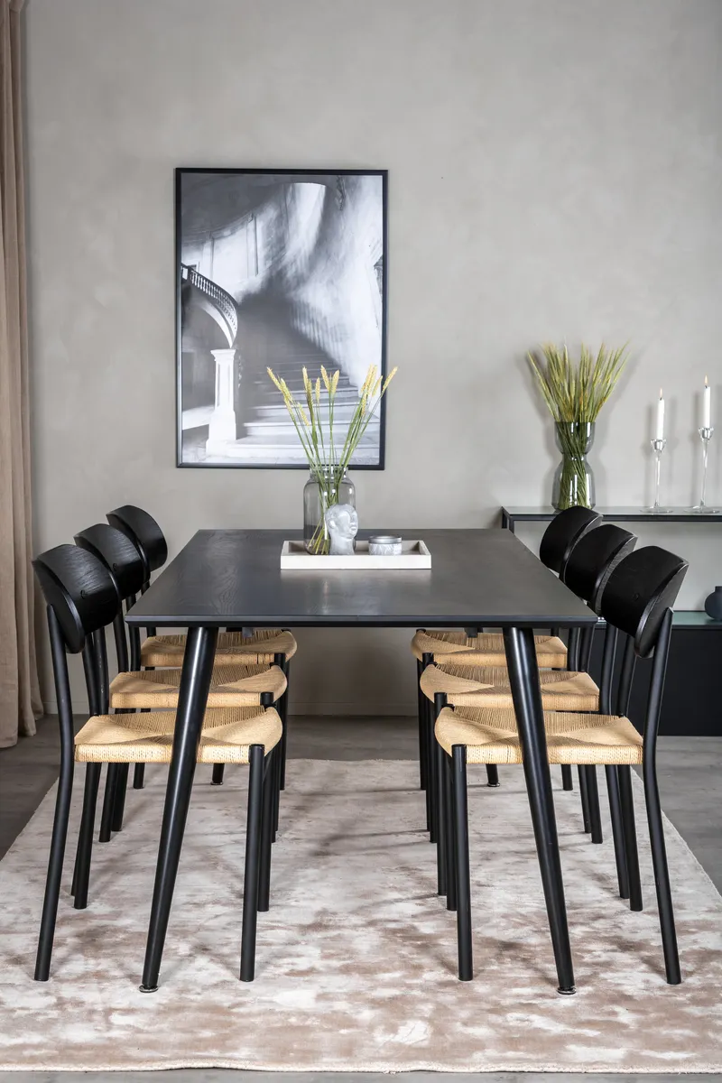 Esszimmergarnitur Dipp mit Stühlen Polly