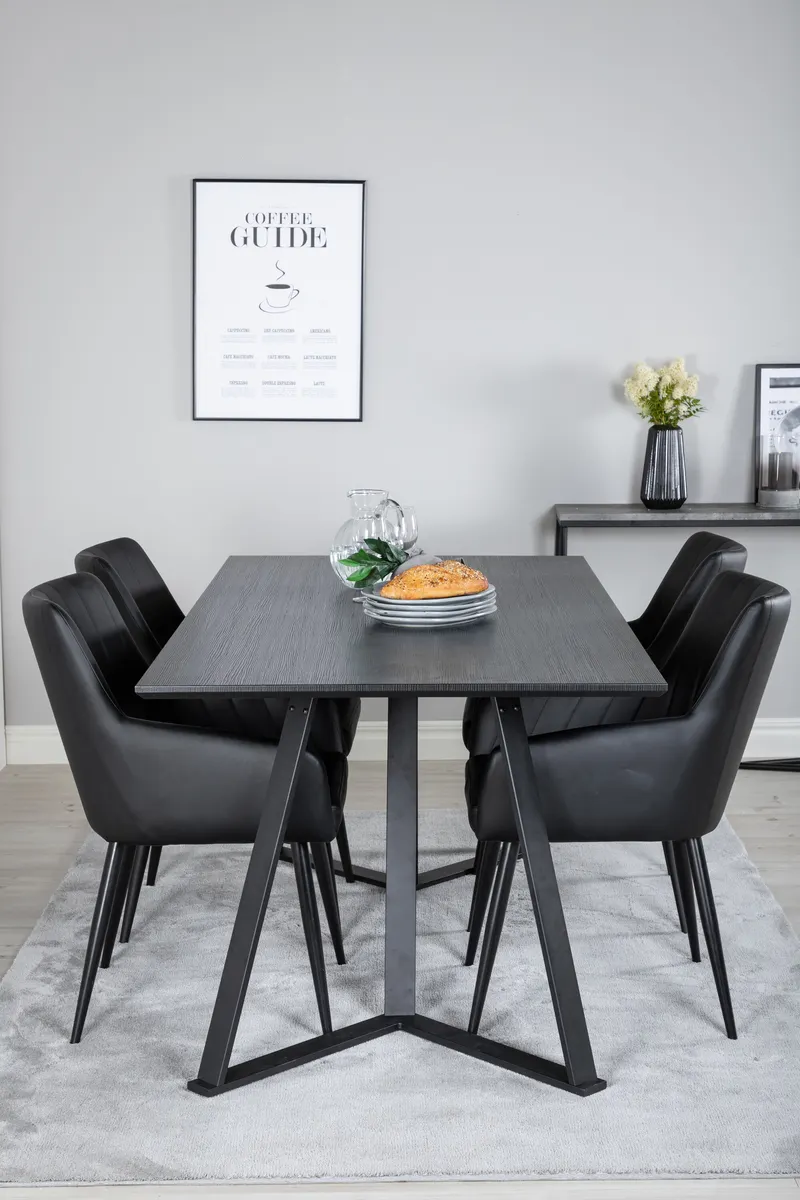 Esszimmergarnitur Marina mit Stühlen Comfort