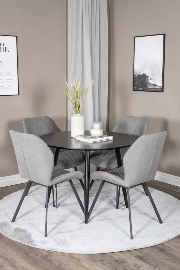 Esszimmergarnitur Plaza mit Stühlen Gemma