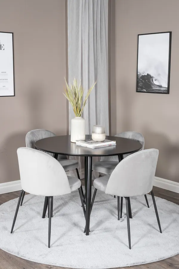 Dining Set Plaza mit Stühlen Falten