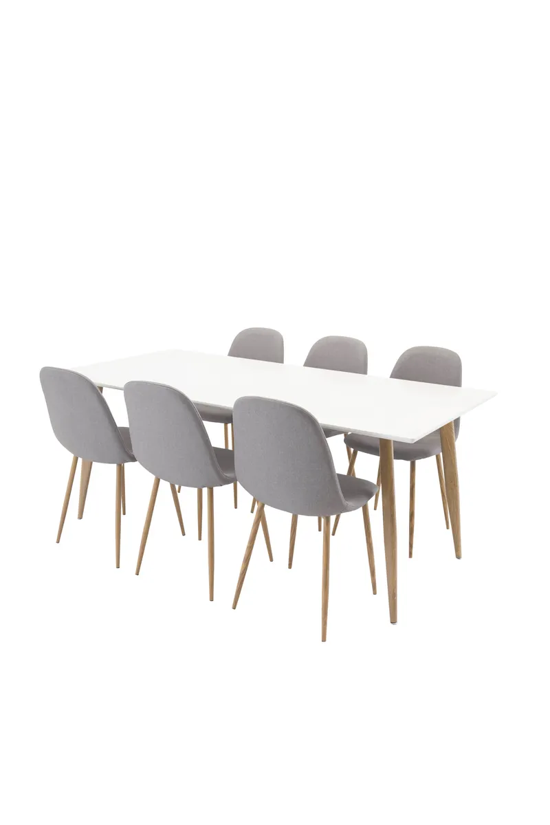 Esszimmergarnitur Polar mit Stühlen Polar